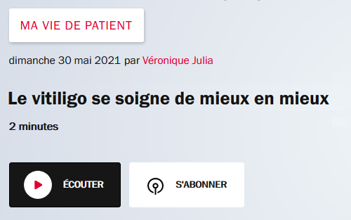 Ma vie de patient